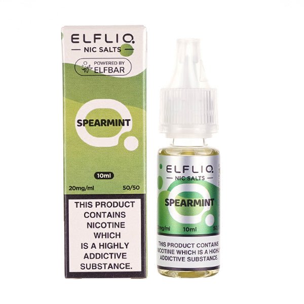 BUY 1 GET 1 FREE | Spearmint Nic Salt E - Liquid by Elf Bar ELFLIQVAPE INDIA - Vape India