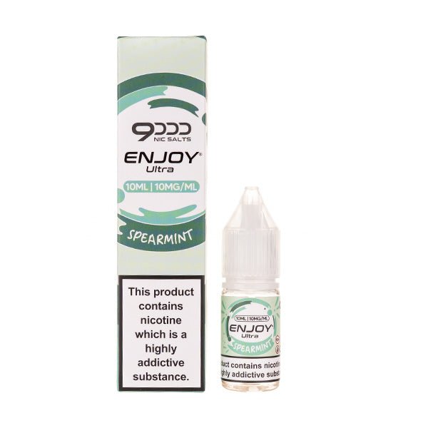 BUY 1 GET 1 FREE | Spearmint Nic Salt E - Liquid by Enjoy Ultra 9000VAPE INDIA - Vape India