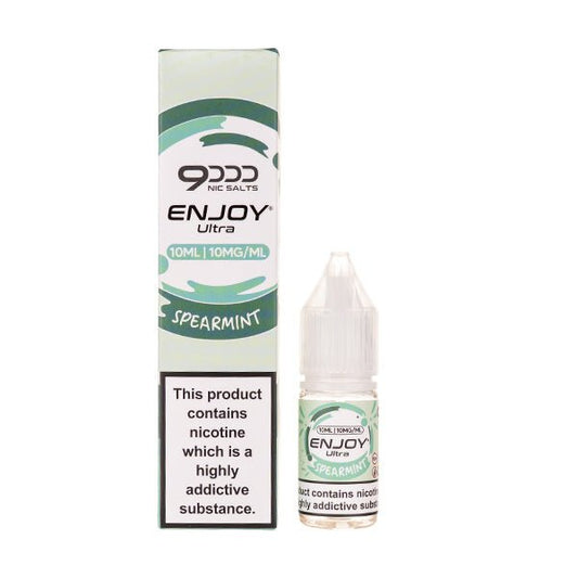 BUY 1 GET 1 FREE | Spearmint Nic Salt E - Liquid by Enjoy Ultra 9000VAPE INDIA - Vape India