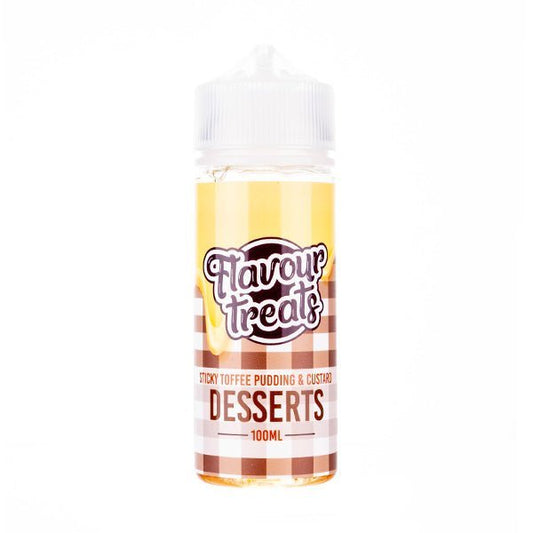 BUY 1 GET 1 FREE | Sticky Toffee Pudding & Custard 100ml Shortfill E - Liquid by Flavour TreatsVAPE INDIA - Vape India