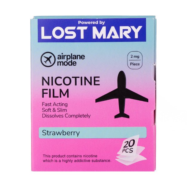 BUY 1 GET 1 FREE | Strawberry Airplane Mode Nicotine Film by Lost MaryVAPE INDIA - Vape India