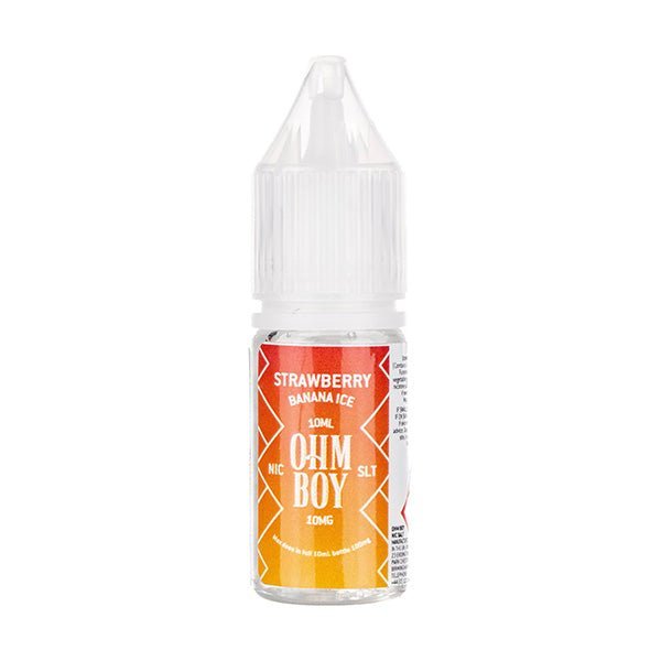 BUY 1 GET 1 FREE | Strawberry Banana Ice Nic Salt E - Liquid by Ohm Boy SLTVAPE INDIA - Vape India