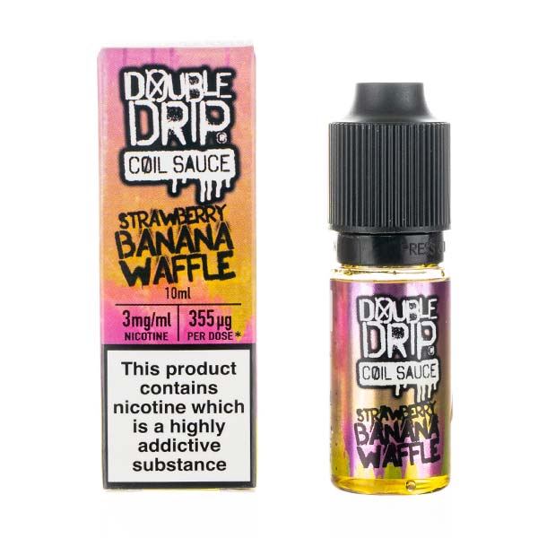 BUY 1 GET 1 FREE | Strawberry Banana Waffle 80/20 E - Liquid by Double DripVAPE INDIA - Vape India