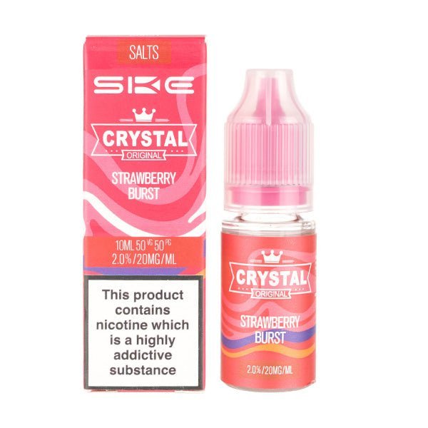 BUY 1 GET 1 FREE | Strawberry Burst Nic Salt E - Liquid by SKE CrystalVAPE INDIA - Vape India