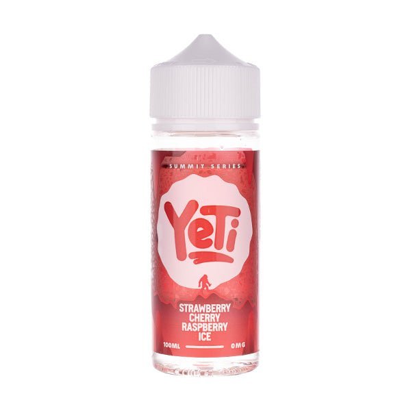 BUY 1 GET 1 FREE | Strawberry Cherry Raspberry Ice 100ml Shortfill E - Liquid by Yeti SummitVAPE INDIA - Vape India