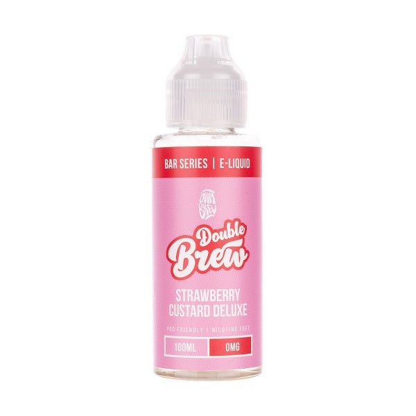 BUY 1 GET 1 FREE | Strawberry Custard Deluxe Double Brew Bar Series 100ml (55/45) by Ohm BrewVAPE INDIA - Vape India