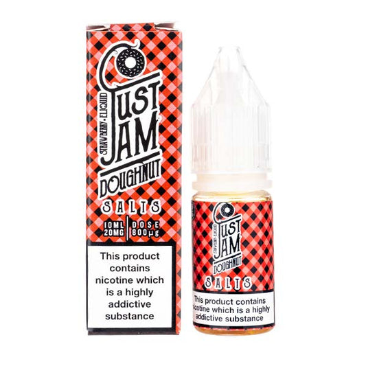 BUY 1 GET 1 FREE | Strawberry Doughnut Nic Salt E - Liquid by Just JamVAPE INDIA - Vape India