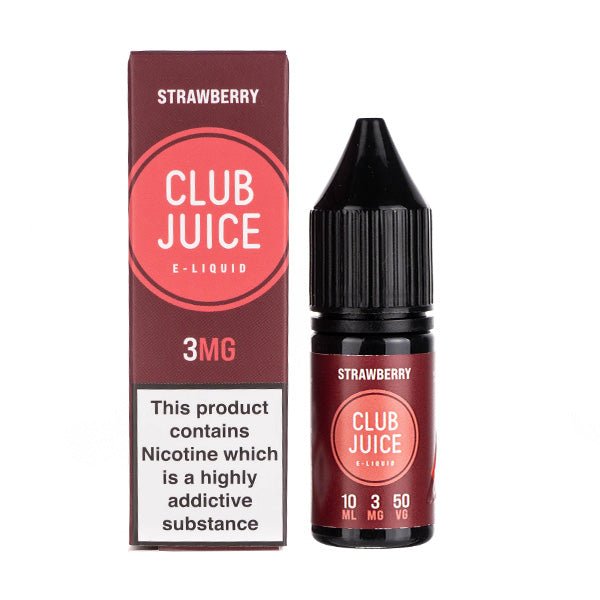 BUY 1 GET 1 FREE | Strawberry E - Liquid by Club JuiceVAPE INDIA - Vape India