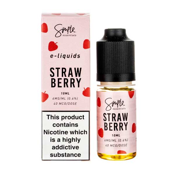 BUY 1 GET 1 FREE | Strawberry E - Liquid by Simple EssentialsVAPE INDIA - Vape India