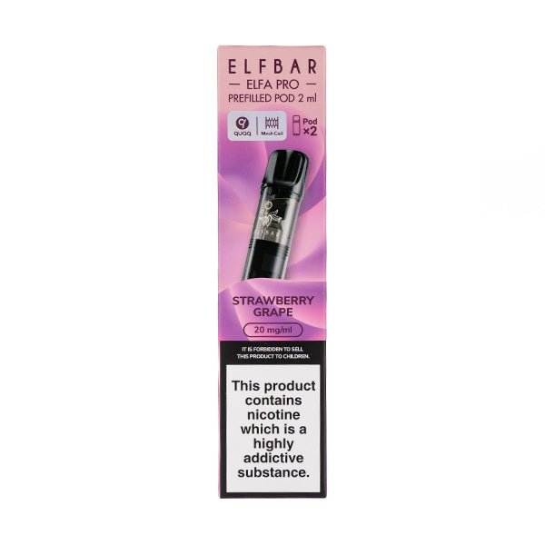 BUY 1 GET 1 FREE | Strawberry Grape Elfa Pro Prefilled Pods by Elf BarVAPE INDIA - Vape India