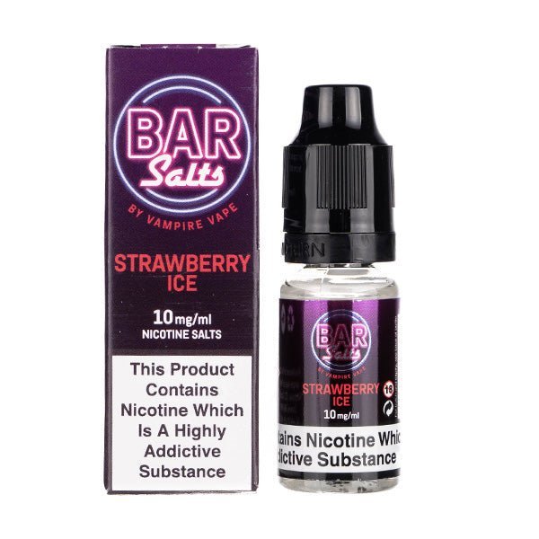 BUY 1 GET 1 FREE | Strawberry Ice Nic Salt E - Liquid by Vampire Vape Bar SaltsVAPE INDIA - Vape India
