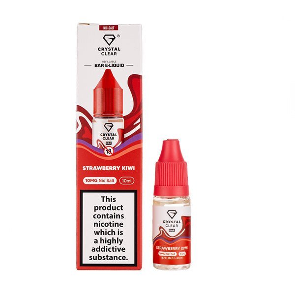 BUY 1 GET 1 FREE | Strawberry Kiwi Nic Salt E - Liquid by Crystal ClearVAPE INDIA - Vape India