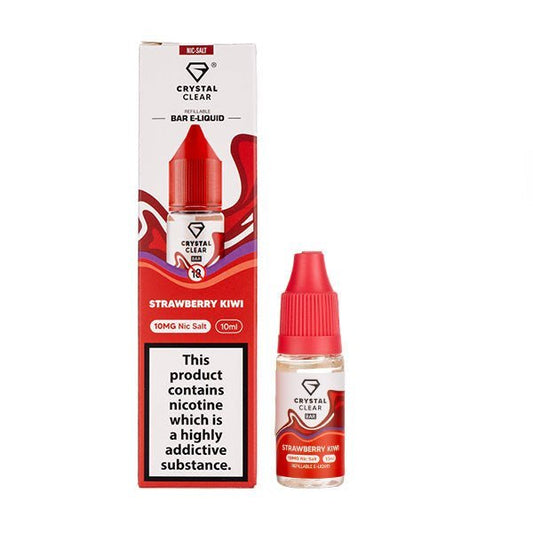 BUY 1 GET 1 FREE | Strawberry Kiwi Nic Salt E - Liquid by Crystal ClearVAPE INDIA - Vape India