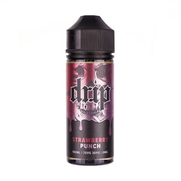 BUY 1 GET 1 FREE | Strawberry Punch 100ml Shortfill E - Liquid by DripVAPE INDIA - Vape India