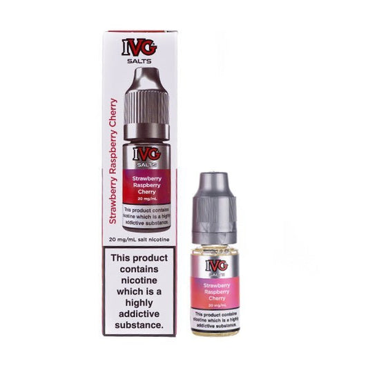 BUY 1 GET 1 FREE | Strawberry Raspberry Cherry Nic Salt E - Liquid by IVGVAPE INDIA - Vape India