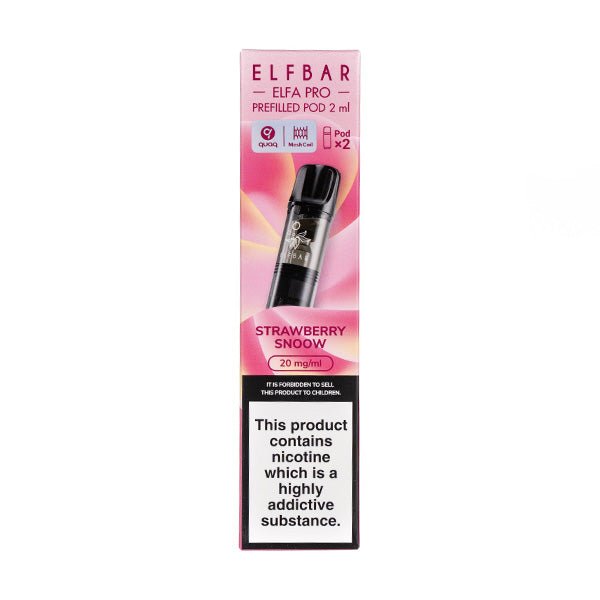 BUY 1 GET 1 FREE | Strawberry Snoow Elfa Pro Prefilled Pods by Elf BarVAPE INDIA - Vape India