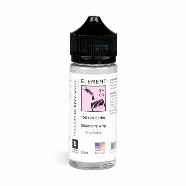 BUY 1 GET 1 FREE | Strawberry Whip 100ml Shortfill E - Liquid by ElementVAPE INDIA - Vape India