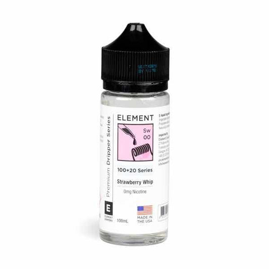 BUY 1 GET 1 FREE | Strawberry Whip 100ml Shortfill E - Liquid by ElementVAPE INDIA - Vape India