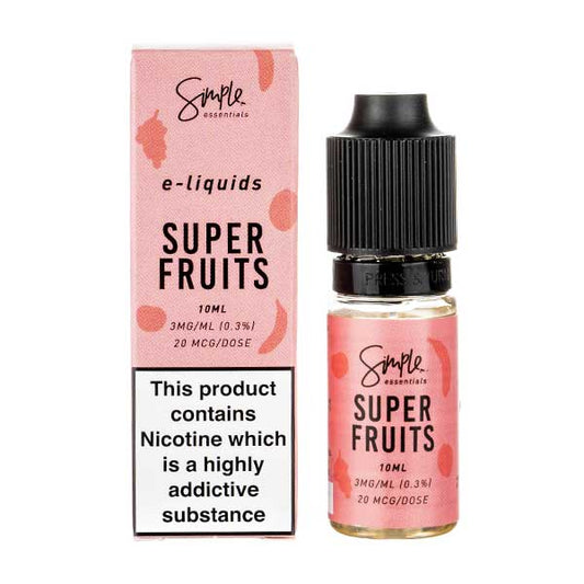 BUY 1 GET 1 FREE | Super Fruits E - Liquid by Simple EssentialsVAPE INDIA - Vape India
