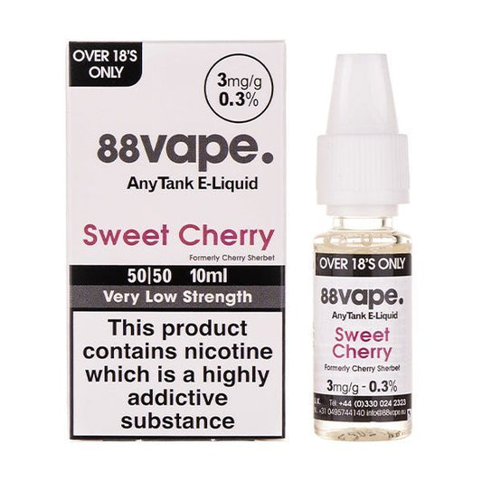 BUY 1 GET 1 FREE | Sweet Cherry 50/50 E - Liquid by 88VapeVAPE INDIA - Vape India