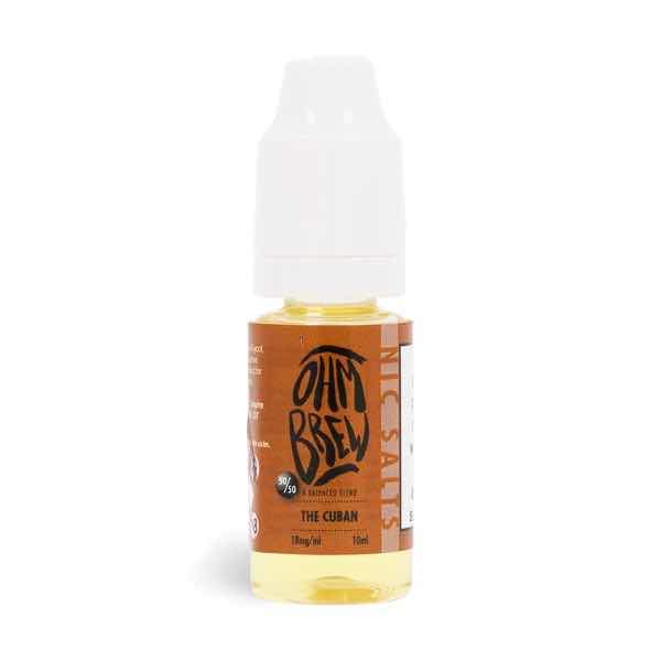 BUY 1 GET 1 FREE | The Cuban Nic Salt E Liquid by Ohm BrewVAPE INDIA - Vape India