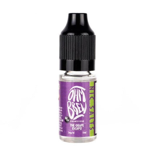 BUY 1 GET 1 FREE | The Grape Escape Nic Salt by Ohm BrewVAPE INDIA - Vape India