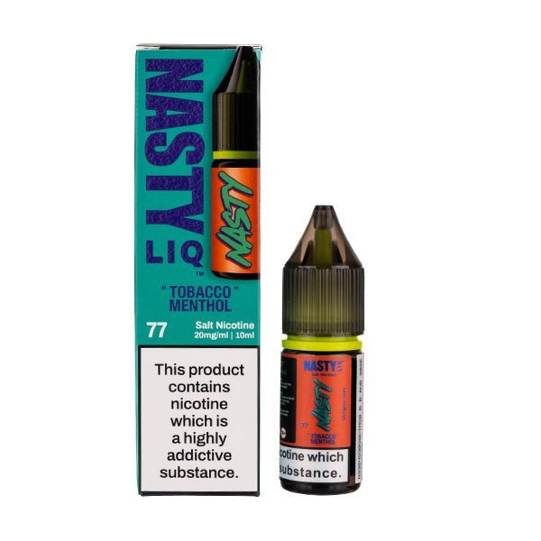 BUY 1 GET 1 FREE | Tobacco Menthol Nic Salt E - Liquid by Nasty LiqVAPE INDIA - Vape India