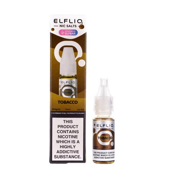 BUY 1 GET 1 FREE | Tobacco Nic Salt E - Liquid by Elf Bar ELFLIQVAPE INDIA - Vape India