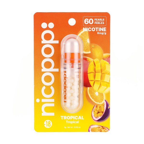 BUY 1 GET 1 FREE | Tropical Nicotine Pearls by NicopopVAPE INDIA - Vape India