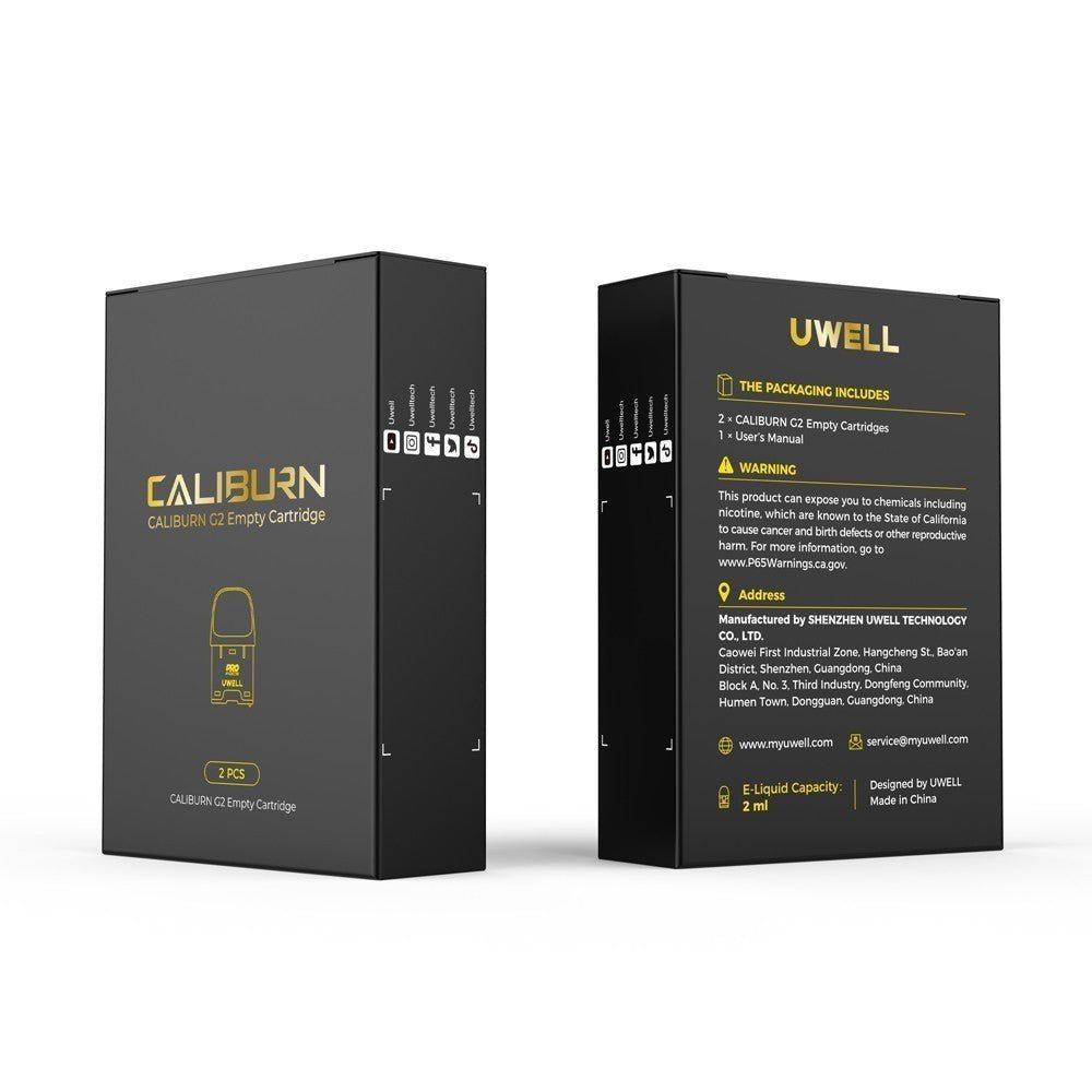 BUY 1 GET 1 FREE | Uwell Caliburn G2/GK2 Replacement Cartridge India (Pack of 2) | Vape India - Vape India