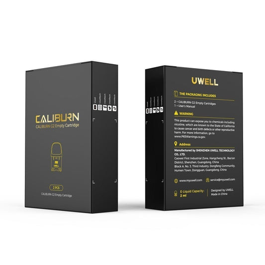 BUY 1 GET 1 FREE | Uwell Caliburn G2/GK2 Replacement Cartridge India (Pack of 2) | Vape India - Vape India