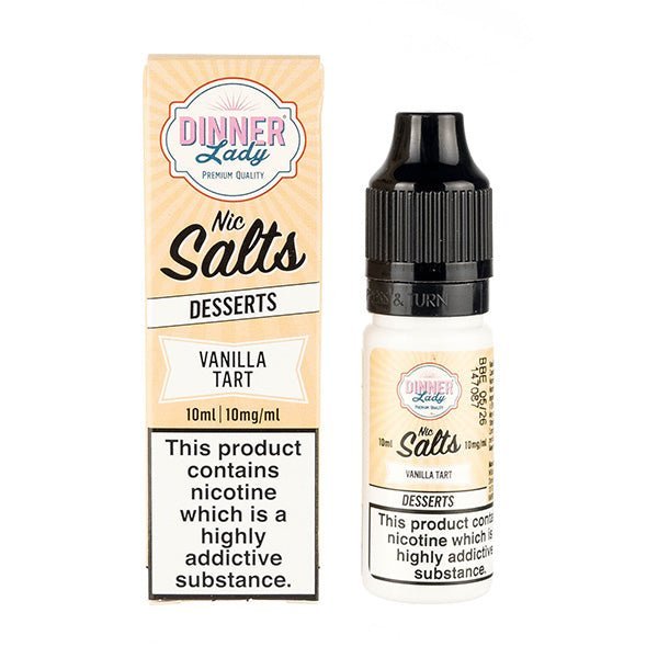 BUY 1 GET 1 FREE | Vanilla Tart Nic Salt E - Liquid by Dinner LadyVAPE INDIA - Vape India