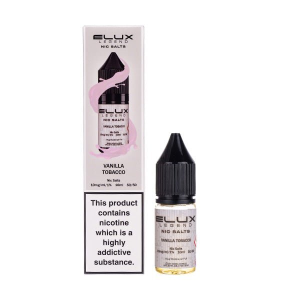 BUY 1 GET 1 FREE | Vanilla Tobacco Nic Salt E - Liquid by Elux LegendVAPE INDIA - Vape India