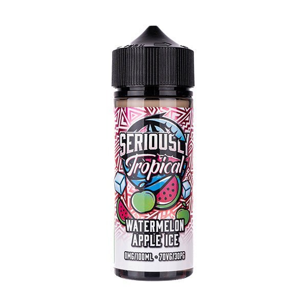 BUY 1 GET 1 FREE | Watermelon Apple Ice 100ml Shortfill E - Liquid by Seriously TropicalVAPE INDIA - Vape India