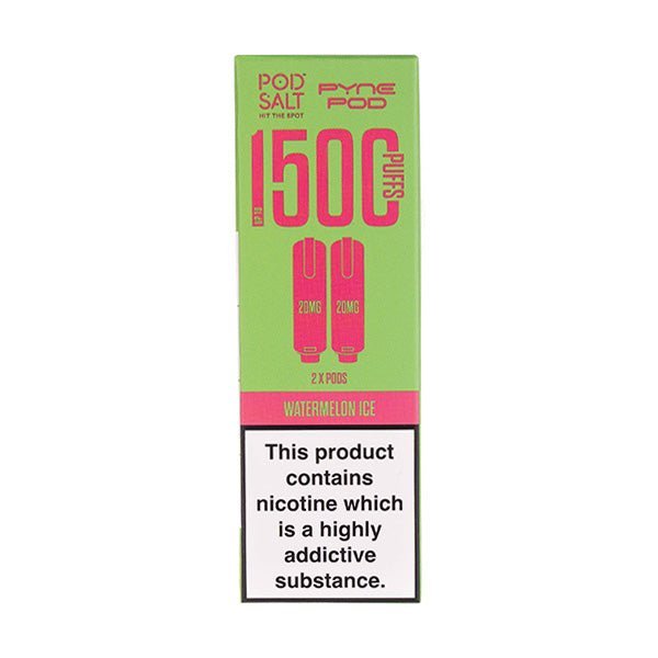 BUY 1 GET 1 FREE | Watermelon Ice Pod Salt 2 - in - 1 Prefilled Pods by Pyne PodVAPE INDIA - Vape India