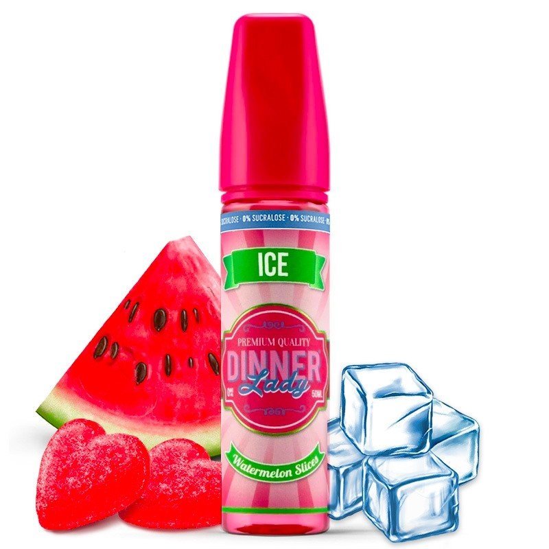BUY 1 GET 1 FREE | Watermelon Slices Ice - Dinner Lady | 60ML Vape Juice | 3MG, 6MG | Vape India - Vape India