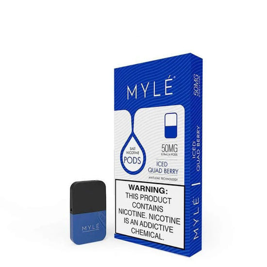 BUY 1 GET 1 FREE | Iced Quad Berry - MYLÉ Pods | 4 Pack | 2nd Generation Compatible | Vape India