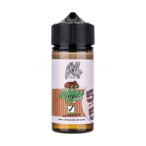 BUY 1 GET 1 FREE | Butterscotch 80ml (50/50) Shortfill by No Frills Coffee ShopVAPE INDIA