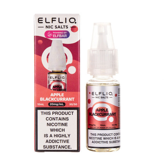 BUY 1 GET 1 FREE | Apple Blackcurrant Nic Salt E-Liquid by Elf Bar ELFLIQVAPE INDIA