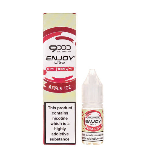 BUY 1 GET 1 FREE | Apple Ice Nic Salt E-Liquid by Enjoy Ultra 9000VAPE INDIA