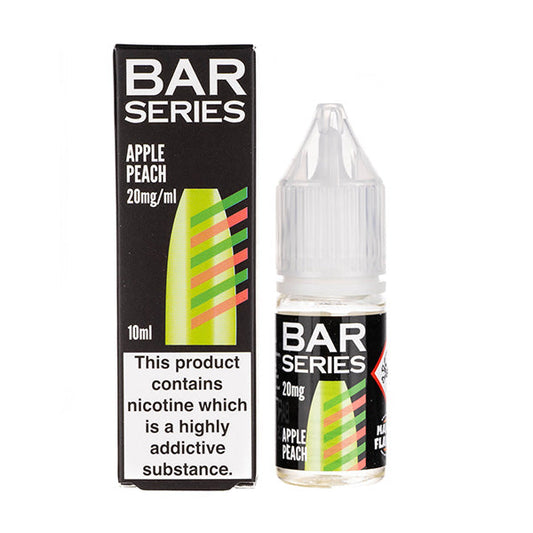 BUY 1 GET 1 FREE | Apple Peach Nic Salt E-Liquid by Bar SeriesVAPE INDIA