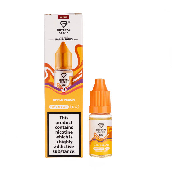 BUY 1 GET 1 FREE | Apple Peach Nic Salt E-Liquid by Crystal ClearVAPE INDIA