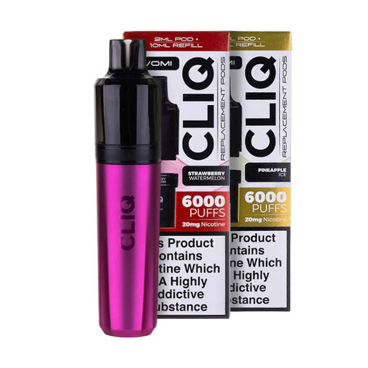 BUY 1 GET 1 FREE | Avomi Cliq 6000 Prefilled Pod Kit BundleVAPE INDIA