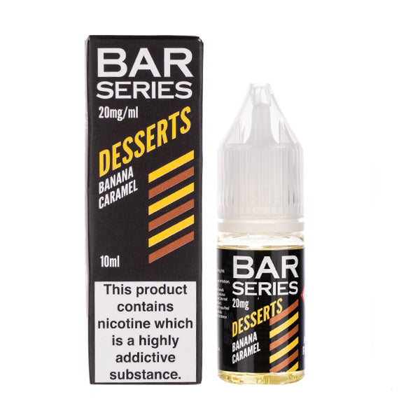 BUY 1 GET 1 FREE | Banana Caramel Nic Salt E-liquid by Bar Series DessertsVAPE INDIA