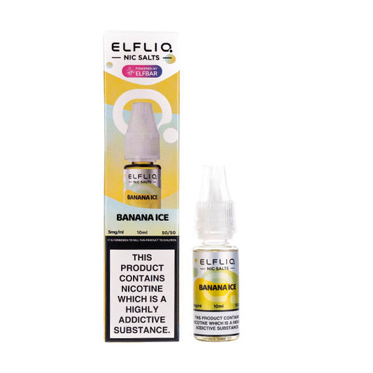 BUY 1 GET 1 FREE | Banana Ice Nic Salt E-Liquid by Elf Bar ELFLIQVAPE INDIA