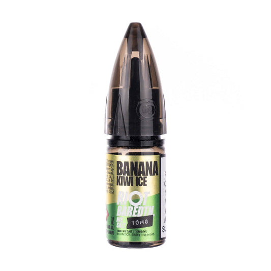 BUY 1 GET 1 FREE | Banana Kiwi Ice Nic Salt E-Liquid by Riot Squad Bar EdtnVAPE INDIA