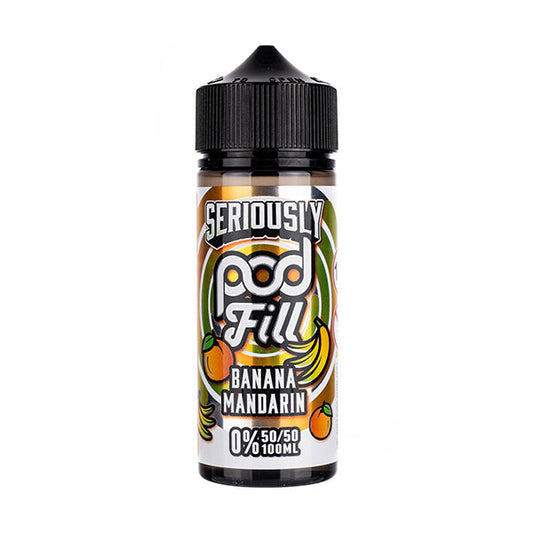 BUY 1 GET 1 FREE | Banana Mandarin 100ml (50/50) Shortfill by Seriously Pod FillVAPE INDIA