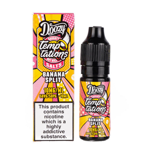 BUY 1 GET 1 FREE | Banana Split Nic Salt E-Liquid by Doozy TemptationsVAPE INDIA