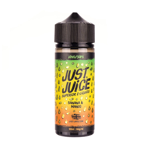 BUY 1 GET 1 FREE | Banana & Mango 100ml Shortfill E-Liquid by Just JuiceVAPE INDIA