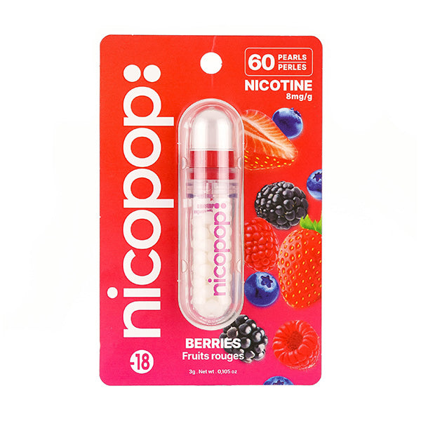 BUY 1 GET 1 FREE | Berries Nicotine Pearls by NicopopVAPE INDIA